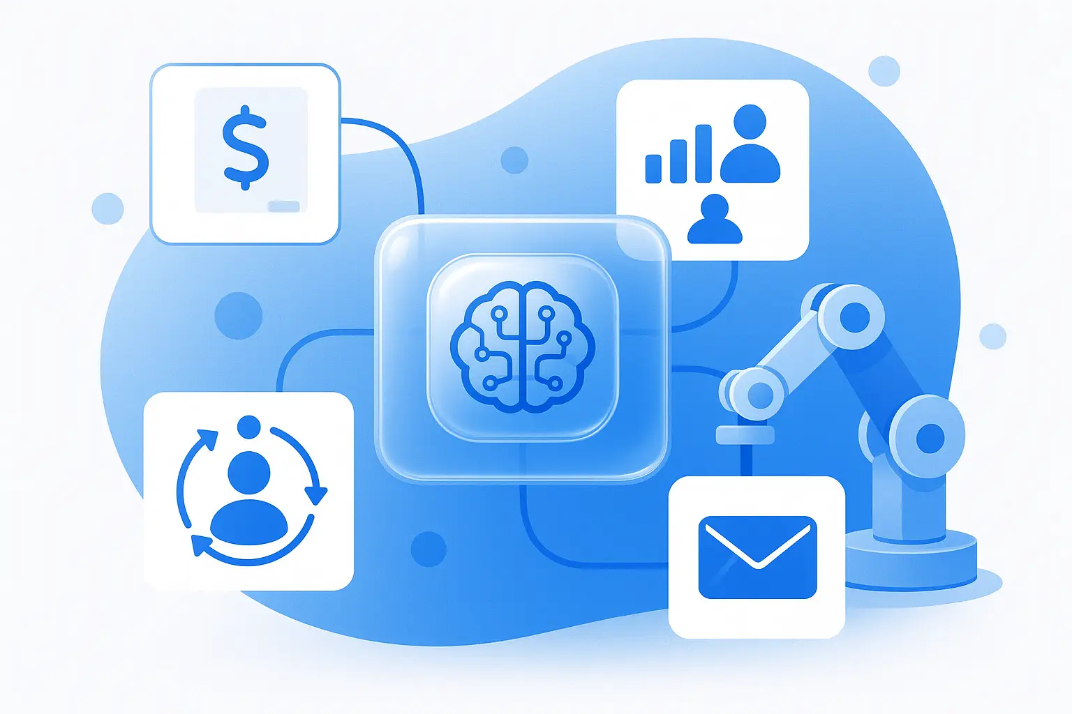 Ứng dụng ai automation trong các phòng ban