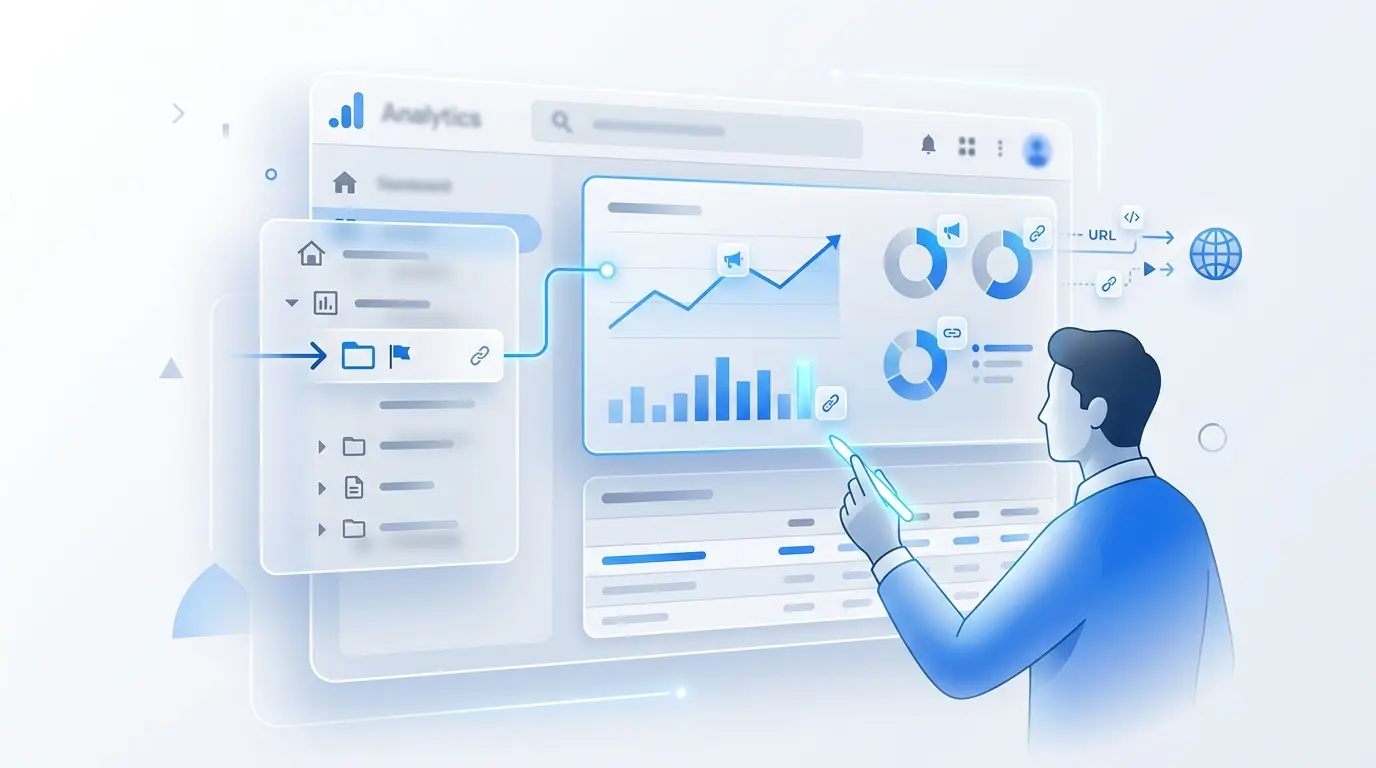 Cách kiểm tra báo cáo UTM tracking trên giao diện Google Analytics