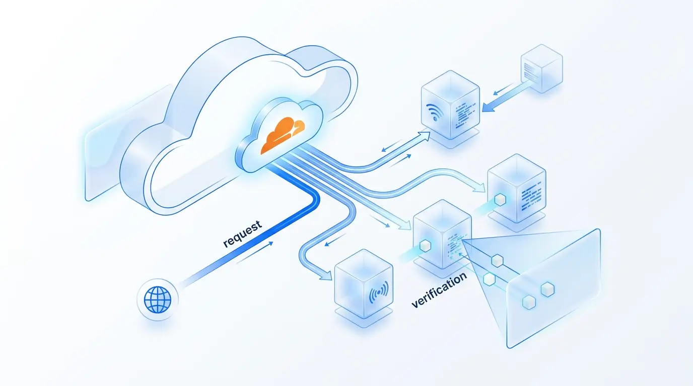 Giao diện kiểm tra nameserver trên Cloudflare