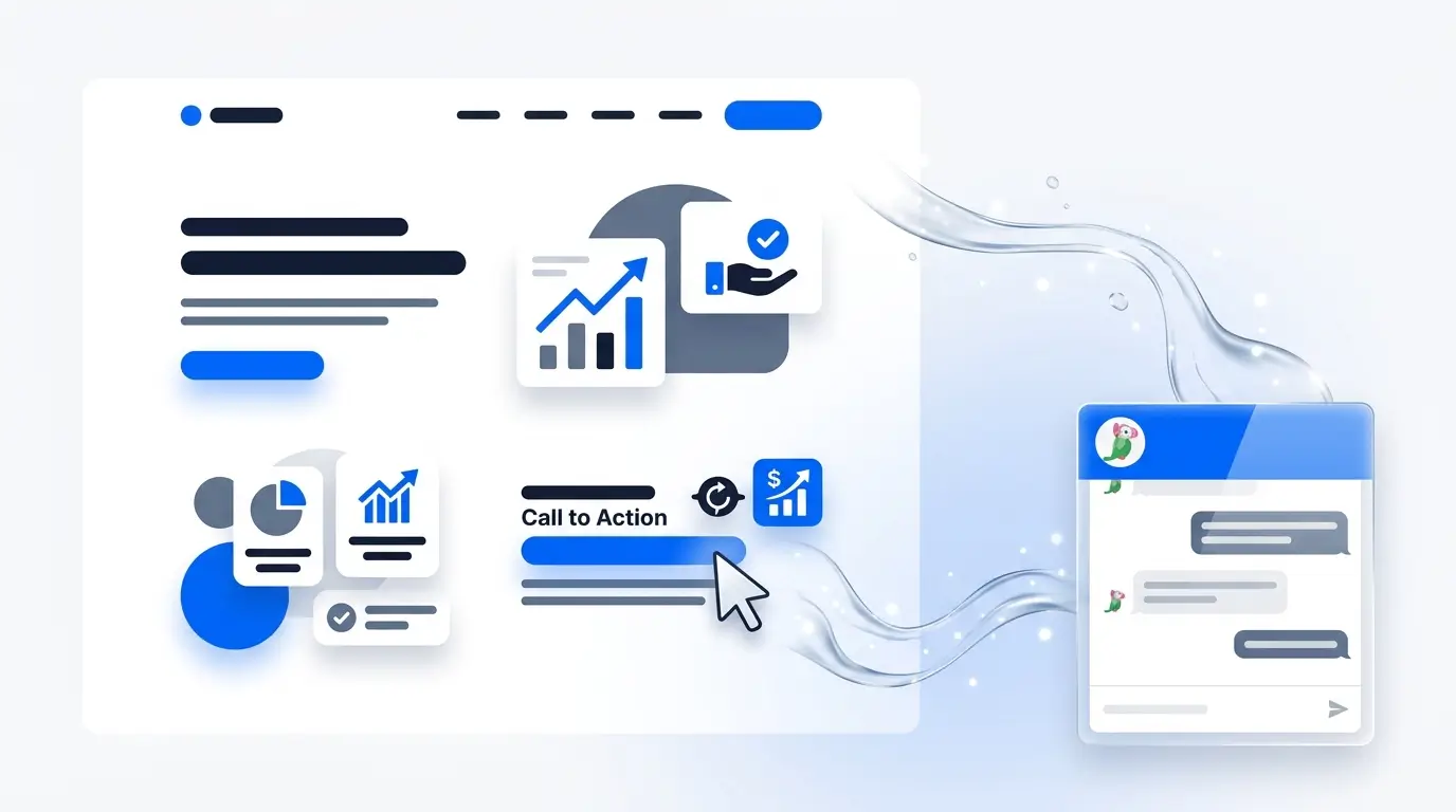 Giao diện livechat Tawk.to gắn trên landingpage để chốt khách
